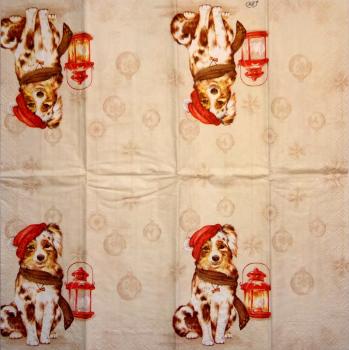 HUN-661 Dogs - 4-ply - Ihr - Handkerchief
